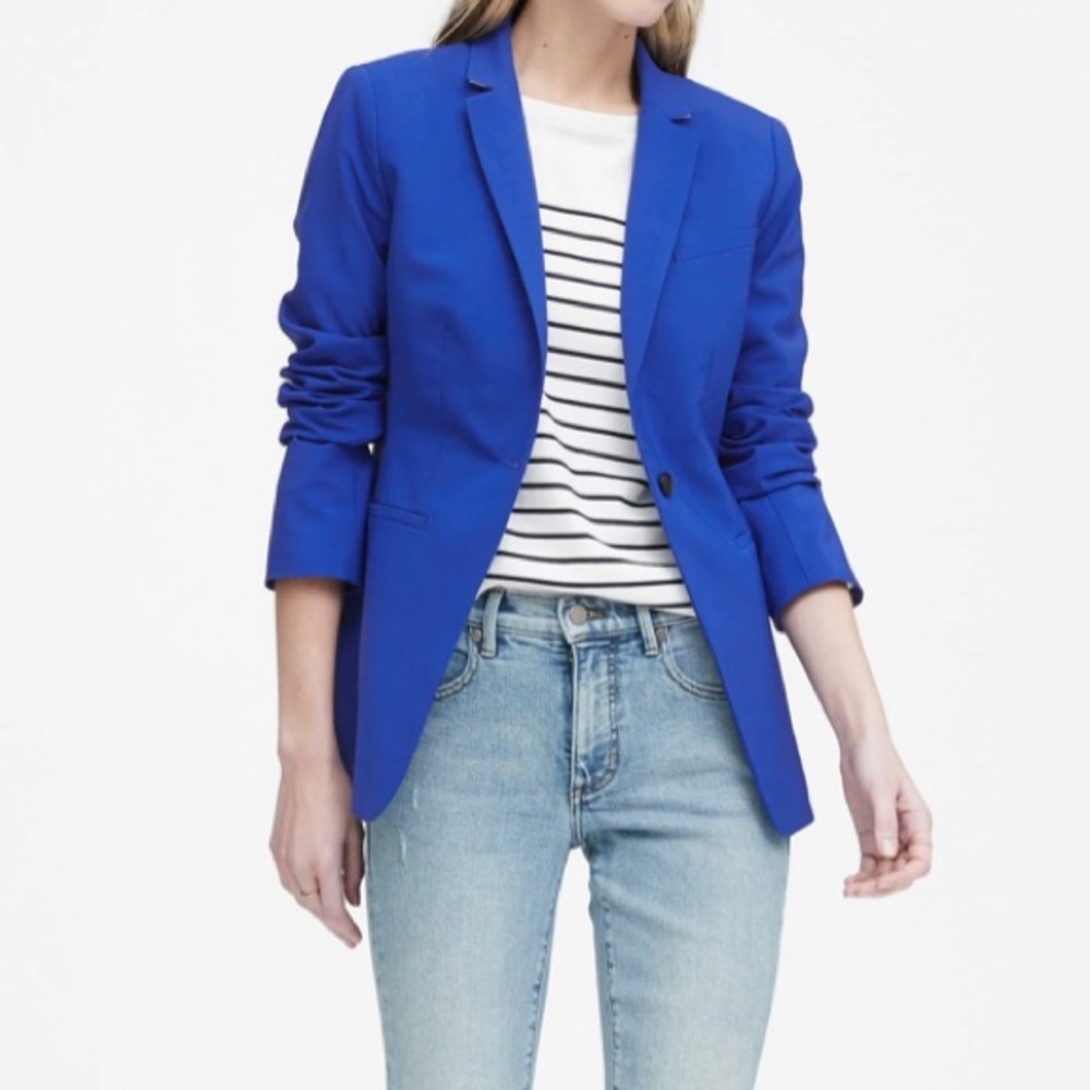 Cobalt blue blazer (Long)